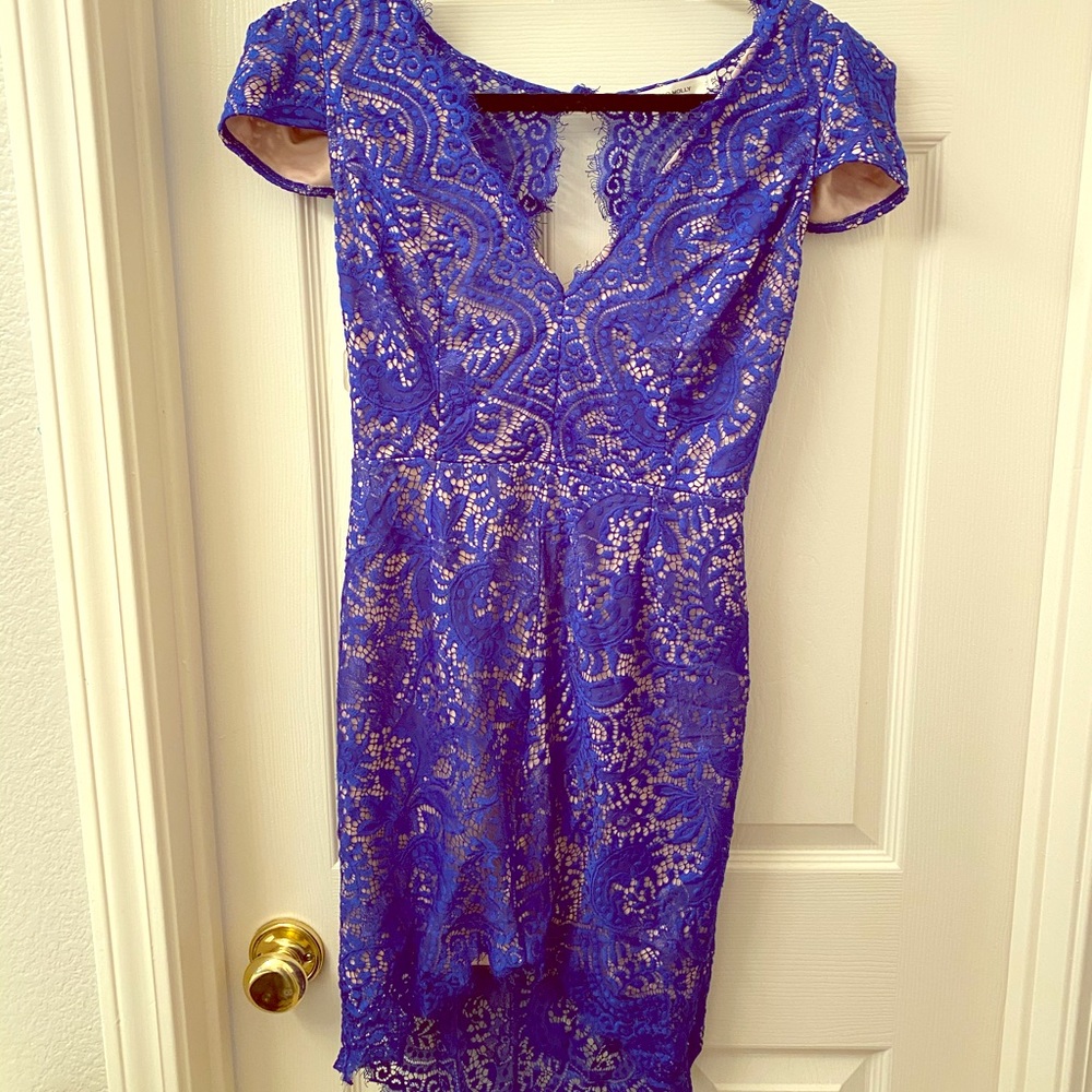Hello Molly blue lace dress